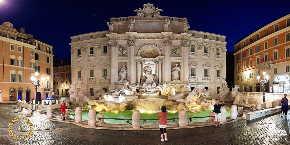 Trevi Fountain in Rome, Italy