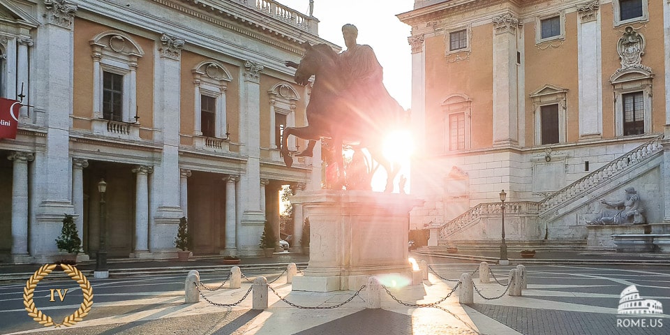 Piazza del Campidoglio on Capitoline Hill