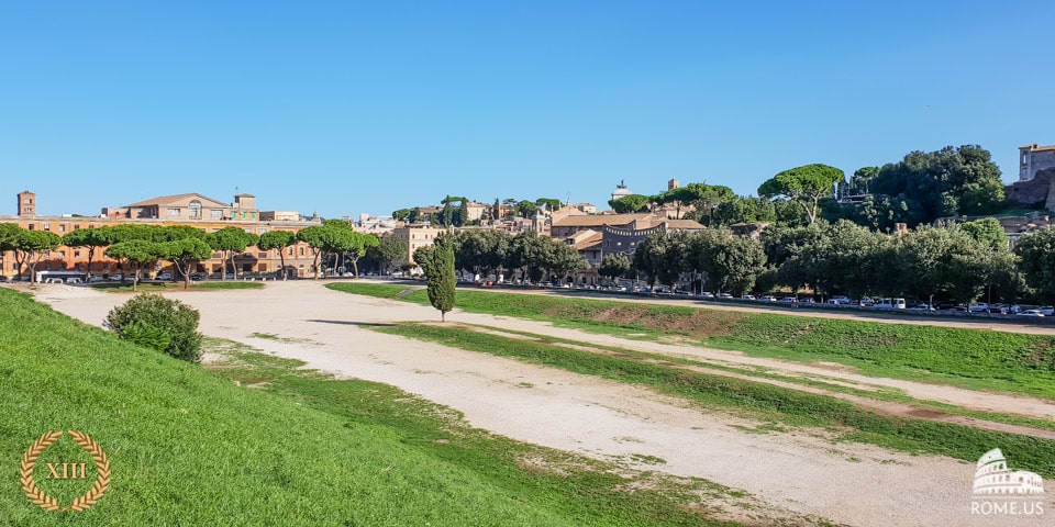 The Circus Maximus biggest racetrack of ancient Rome