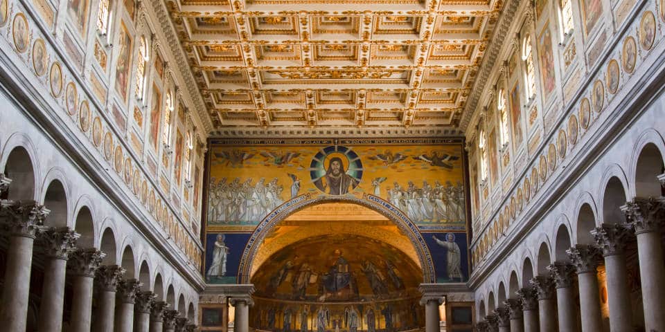 Architecture of St Paul Basilica in Rome Architecture of St Paul Basilica in Rome