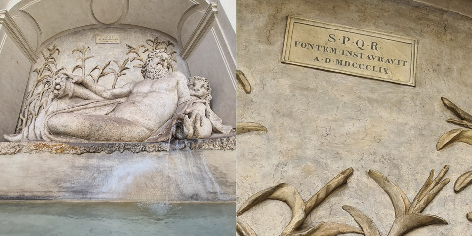 Arno Fountain Rome San Carlo alle Quattro Fontane Arno Fountain Rome San Carlo alle Quattro Fontane