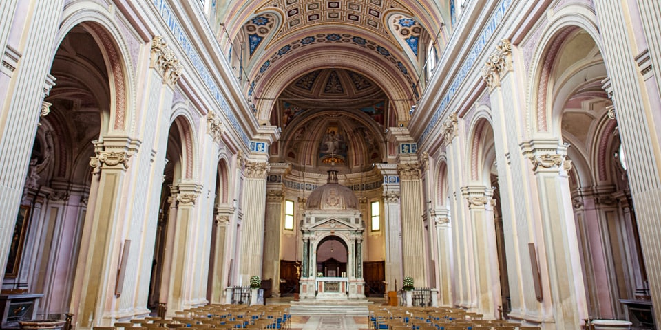 Facade of the Basilica dei Santi Bonifacio e Alessio