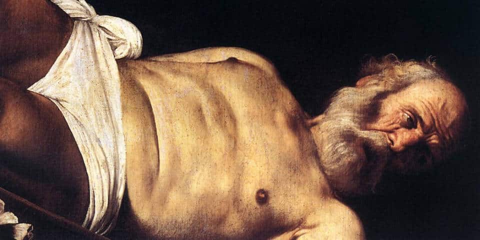 The crucifixion of Saint Peter Caravaggio the Cerasi Chapel of Santa Maria del Popolo in Rome The crucifixion of Saint Peter Caravaggio the Cerasi Chapel of Santa Maria del Popolo in Rome