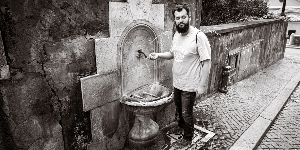 Fontana dell Acqua Marcia Capitoline Hill Rome