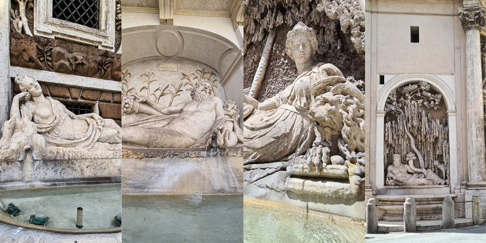 Four Fountains Nearby San Carlo at the Four Fountains Church Rome
