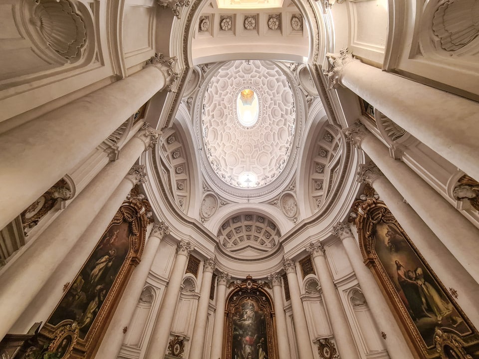 Interior Details Inside San Carlo alle Quattro Fontane
