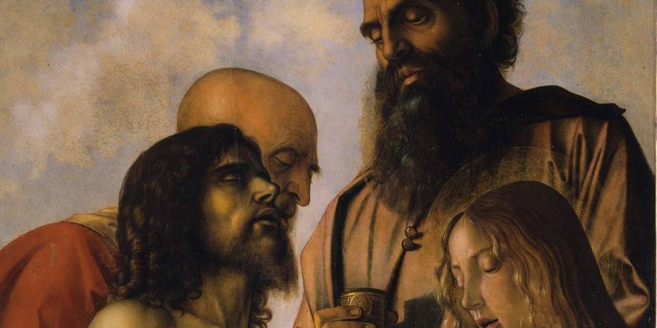 Lament over the Dead Christ by Giovanni Bellini in the Vatican Museum