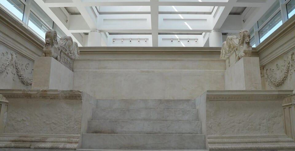 Ancient Roman architecture details 