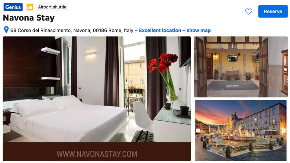 Guest room at Navona Stay near Piazza Navona