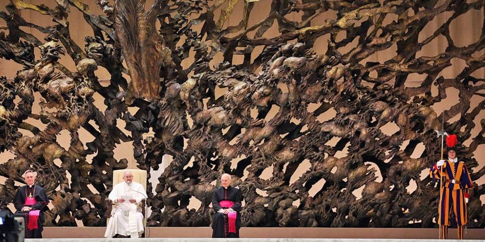 Papal Throne in Vatican Museums