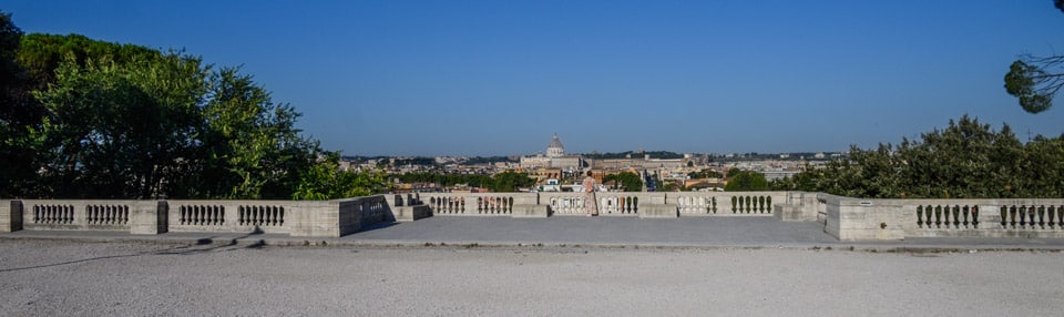Pincio Terrace Sunrise Views of Rome