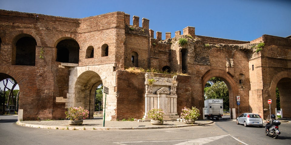 Porta Pinciana on Pincian Hill
