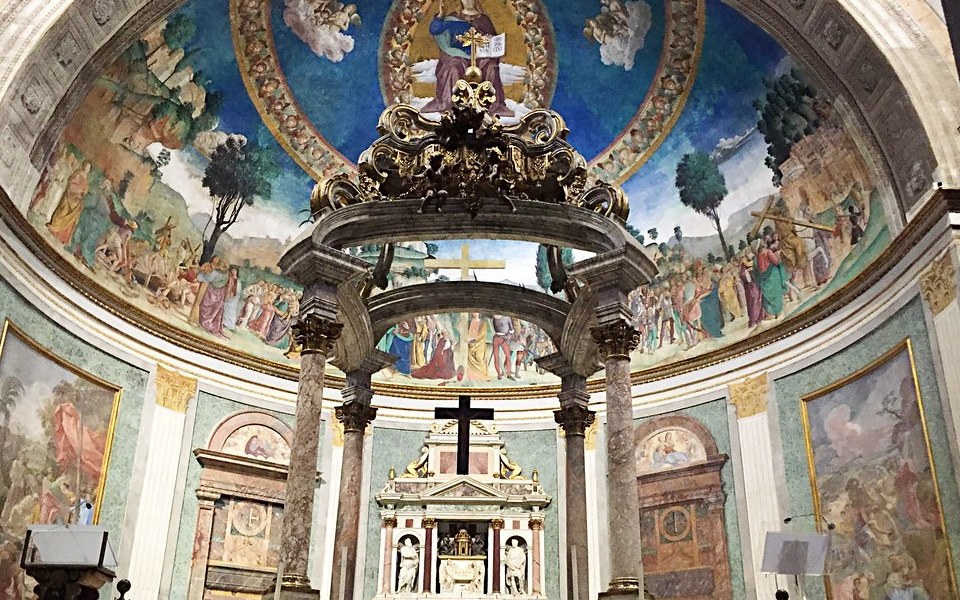 interior Santa Croce in Gerusalemme in Rome interior Santa Croce in Gerusalemme in Rome