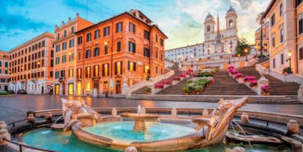 Spanish Steps Sticker Rome Spanish Steps in Rome