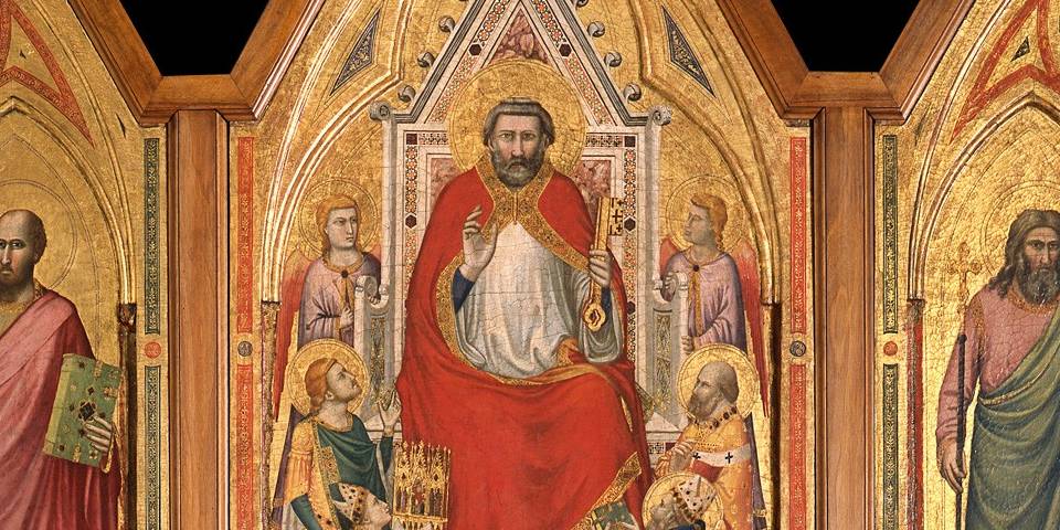 Stefaneschi Altarpiece by Giotto in the Vatican Museum