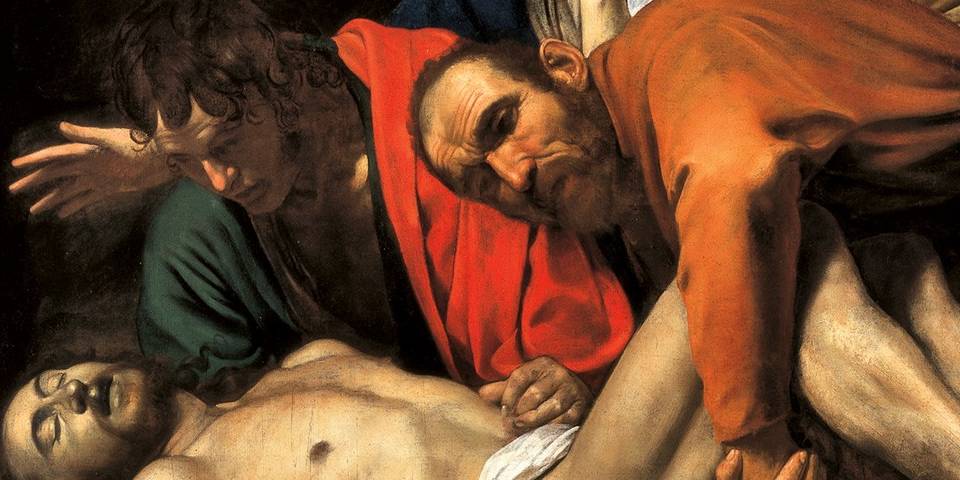 The Entombment of Christ by Caravaggio in the Vatican Museums