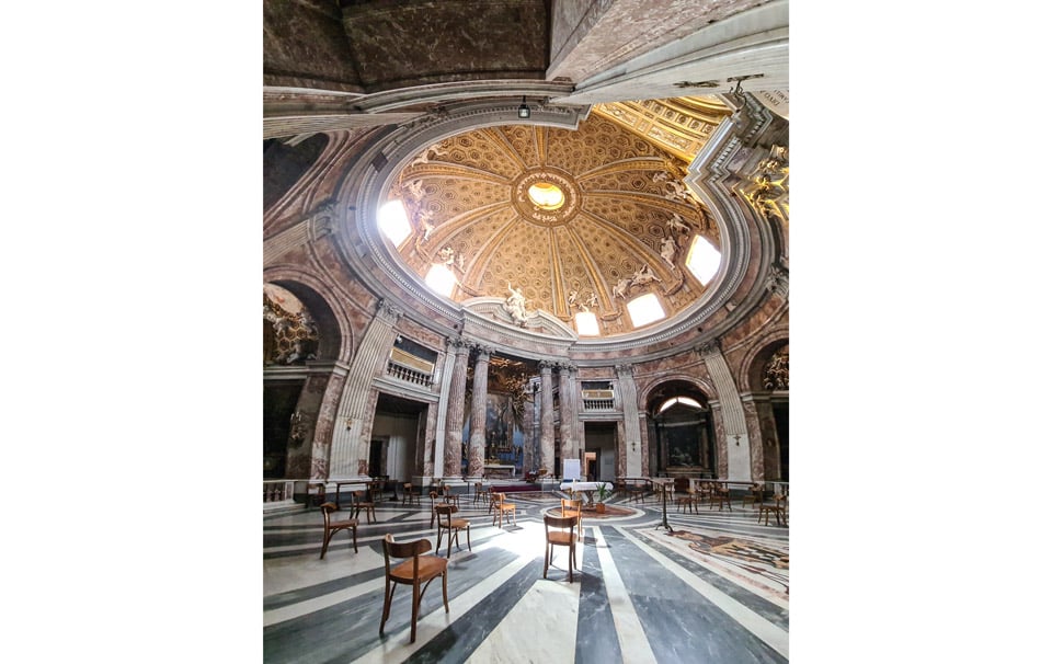 The Oval Dome by Bernini Sant'Andrea al Quirinale Rome The Oval Dome by Bernini Sant'Andrea al Quirinale Rome