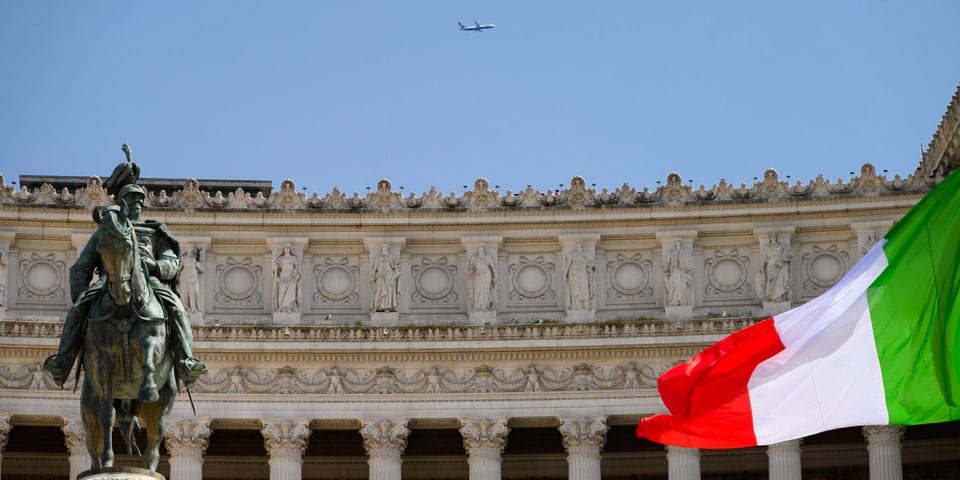 The Victor Emmanuel II Monument in Rome
