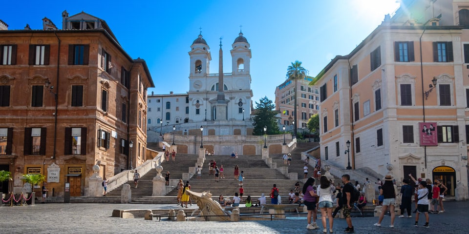 Trinità dei Monti Church Above the Spanish Steps