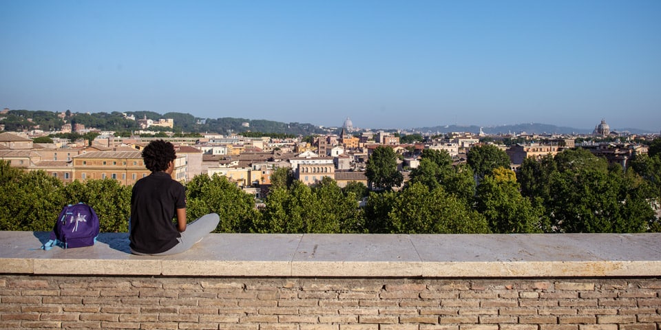 Wide panorama from the Aventine Hill