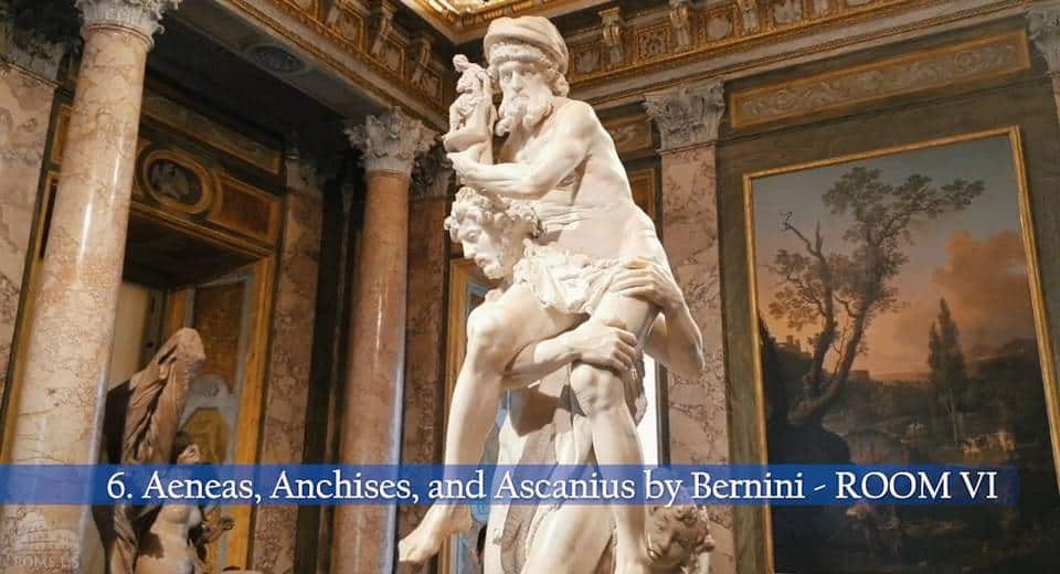 Aeneas and Anchises in the Borghese Gallery