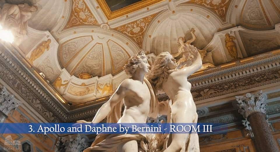 Apollo and Daphne in Borghese Gallery