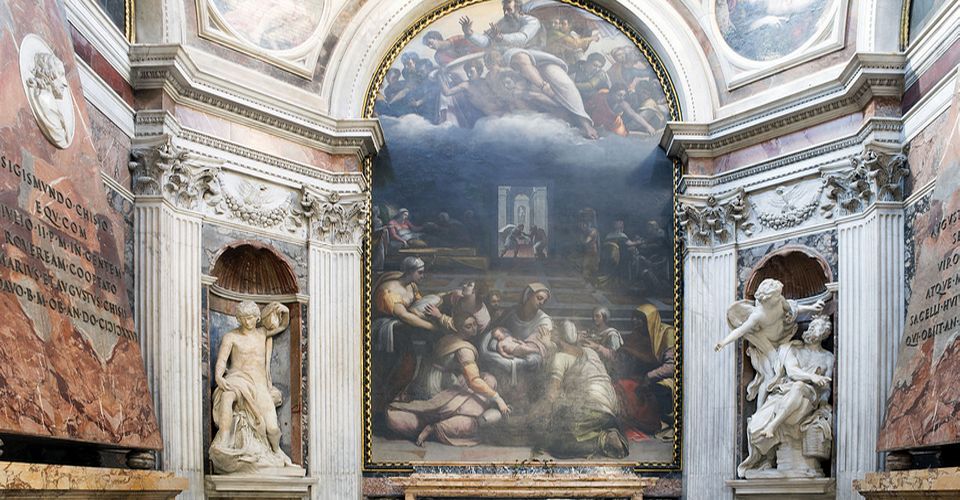 capella Chigi Santa Maria del Popolo Rome capella Chigi Santa Maria del Popolo Rome