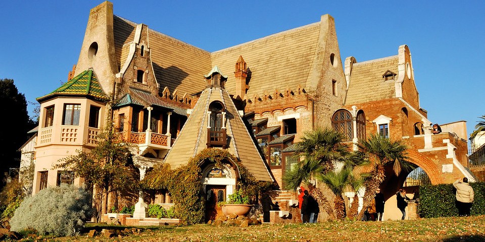house of the Owls in Villa Torlonia, Rome