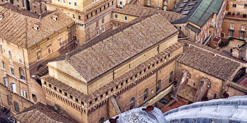 outside The Sistine Chapel in the Vatican City