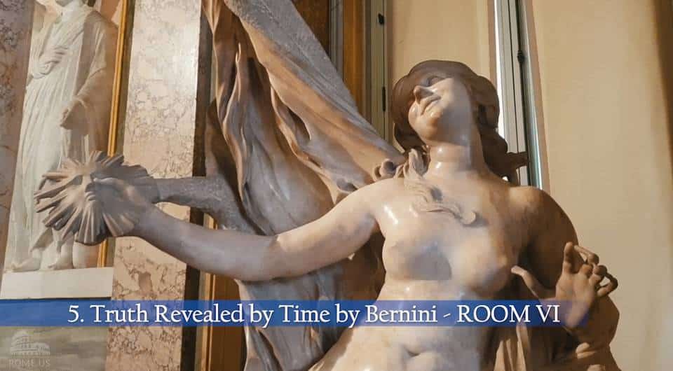 truth revealed by time by Bernini
