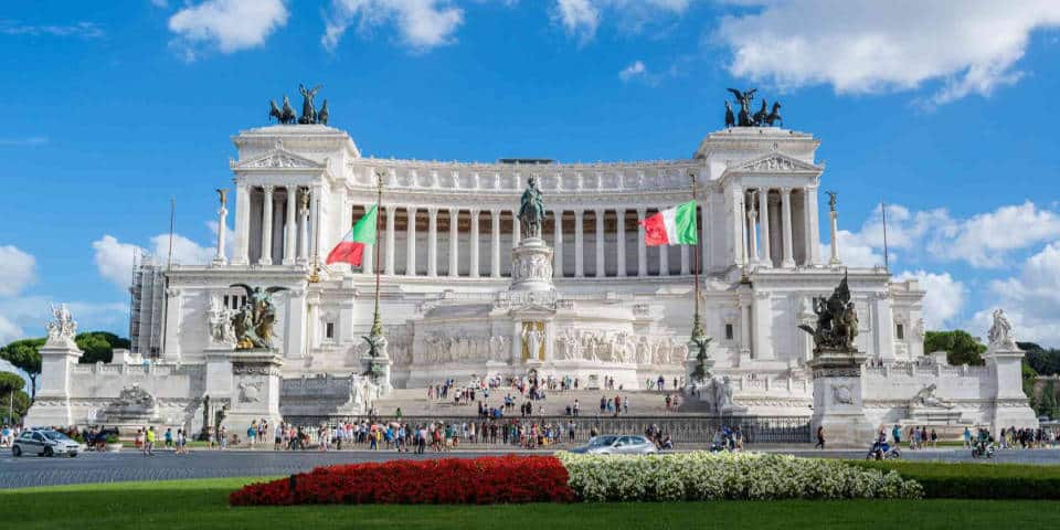 Il Vittoriano on Piazza Venezia in Rome